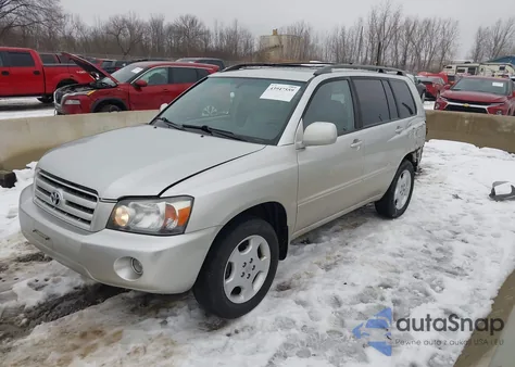 2007 Toyota Highlander Limited V6 z USA, uszkodzony, nr VIN JTEEP21A470190377